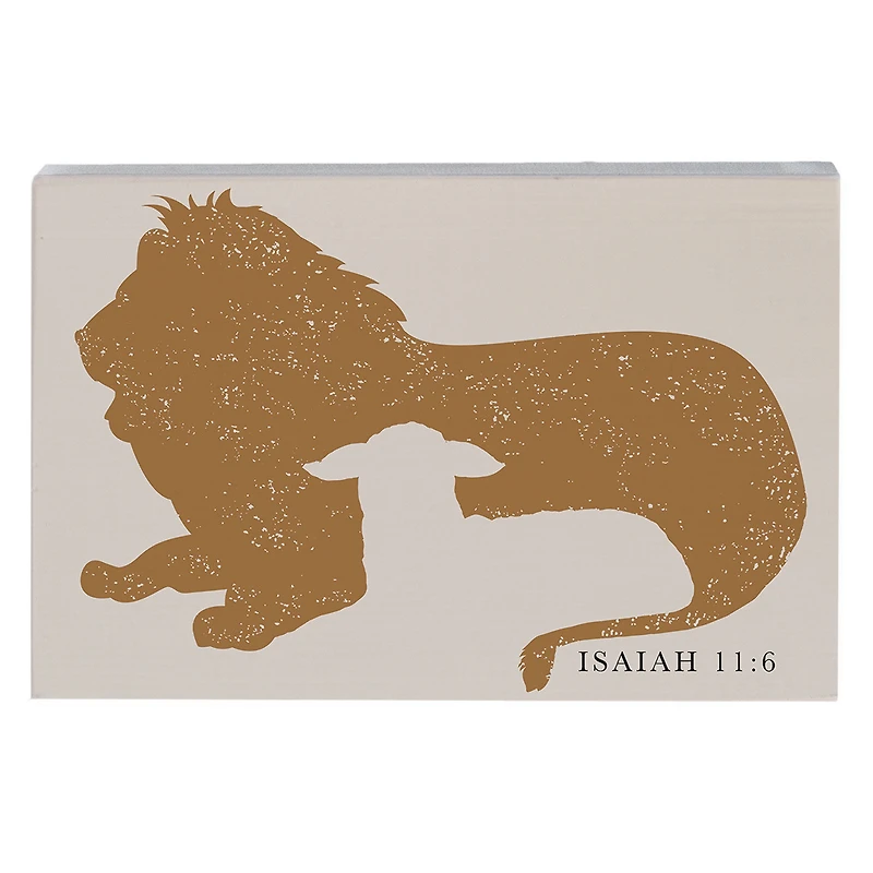 Sincere Surroundings Lion and Lamb Wood Sign for only USD 12.99 | Hallmark