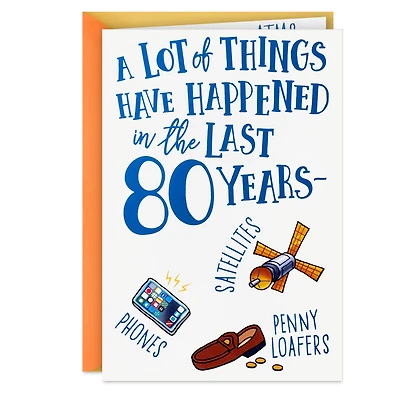 You're the Best of All Funny 80th Birthday Card for only USD 5.59 | Hallmark