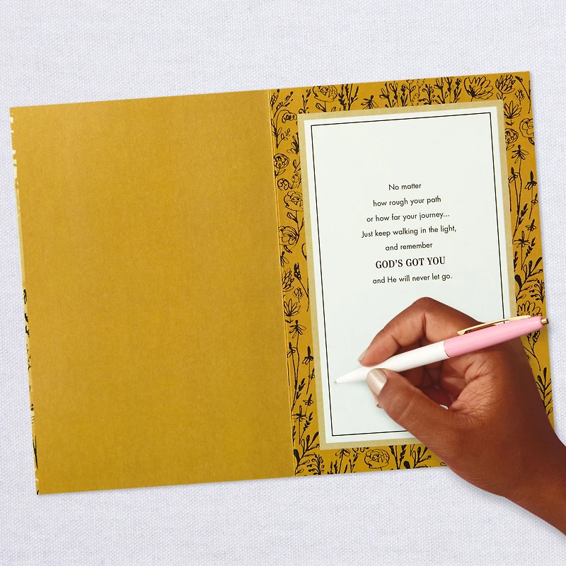 God's Got You Religious Encouragement Card With Bookmark for only USD 4.99 | Hallmark