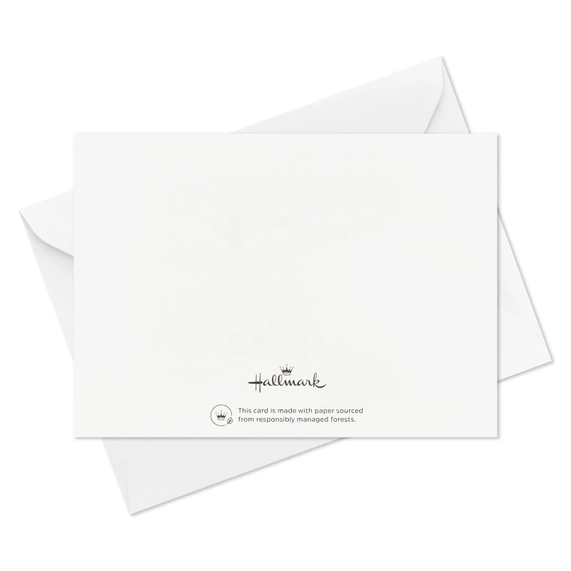 Black and Gold Blank Flat Note Cards in Caddy, Pack of 40 for only USD 14.99 | Hallmark