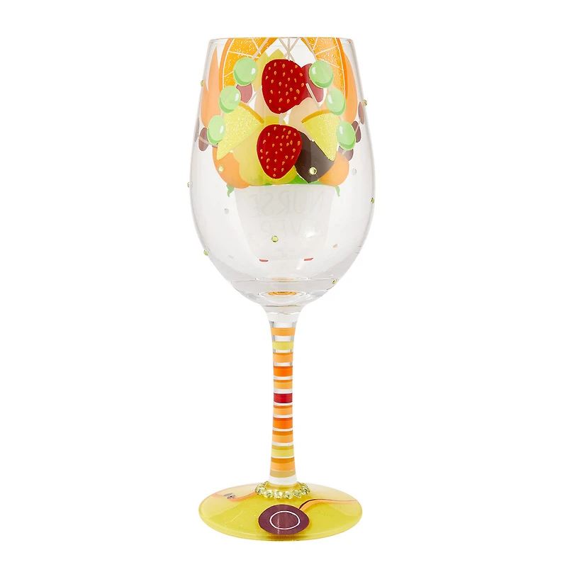 Lolita Best Nurse Ever Handpainted Wine Glass, 15 oz. for only USD 32.99 | Hallmark
