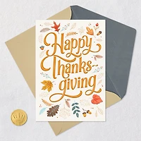Happy, Cozy and Thankful Thanksgiving Card for only USD 2.99 | Hallmark