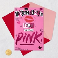 Mean Girls Wear Pink Burn Book Funny Pop-Up Valentine's Day Card for only USD 5.99 | Hallmark