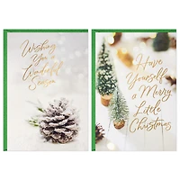 Snowy Botanical Boxed Christmas Cards, Pack of 40 for only USD 16.99 | Hallmark