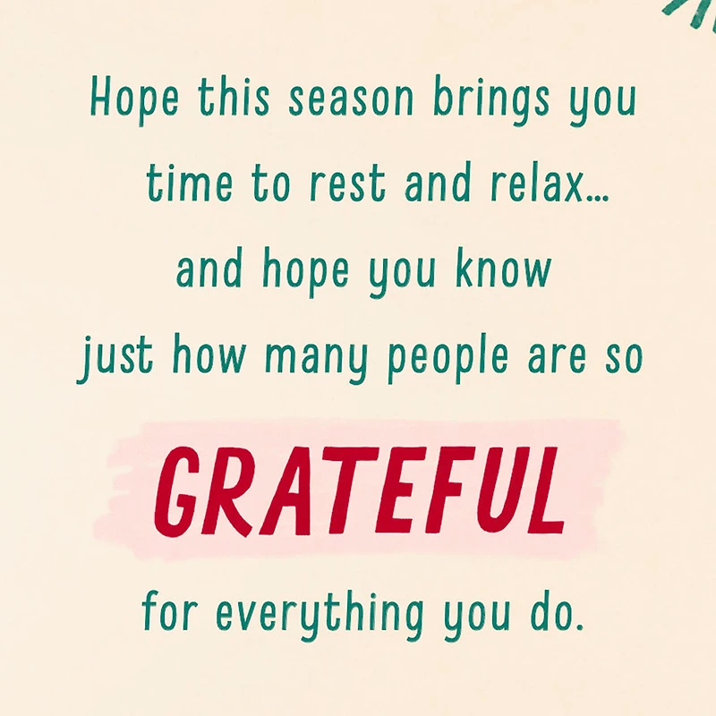 You Make School So Much Better Christmas Thank-You Card for only USD 2.99 | Hallmark
