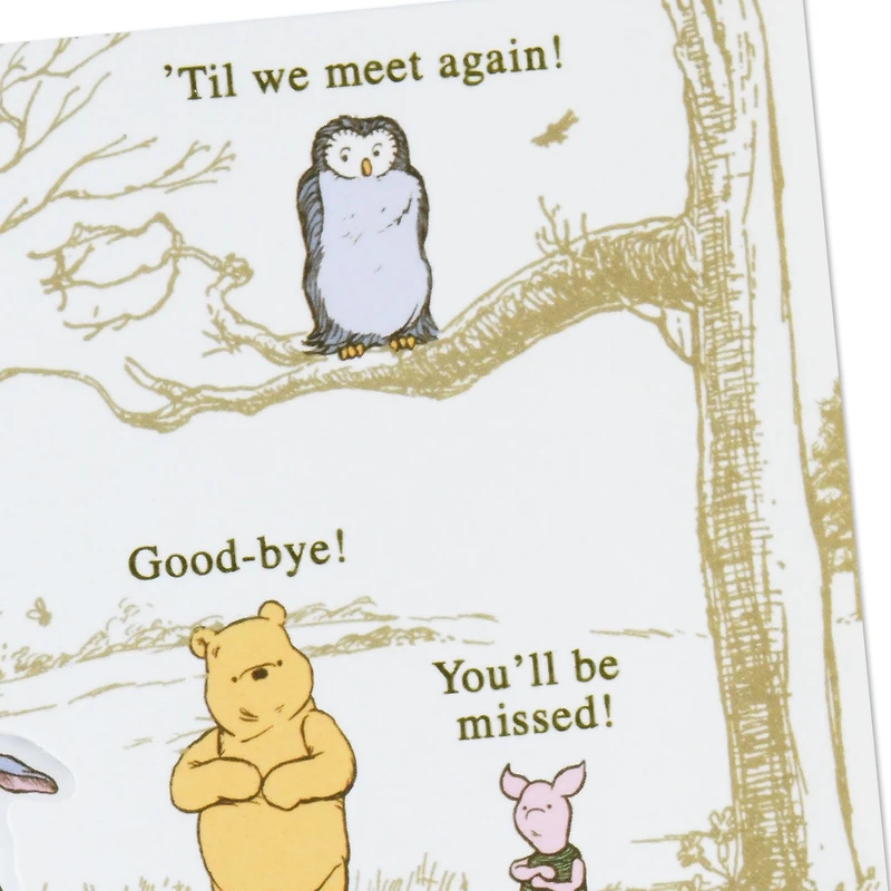 Disney Winnie the Pooh Gloomy Without You Goodbye Card for only USD 5.59 | Hallmark
