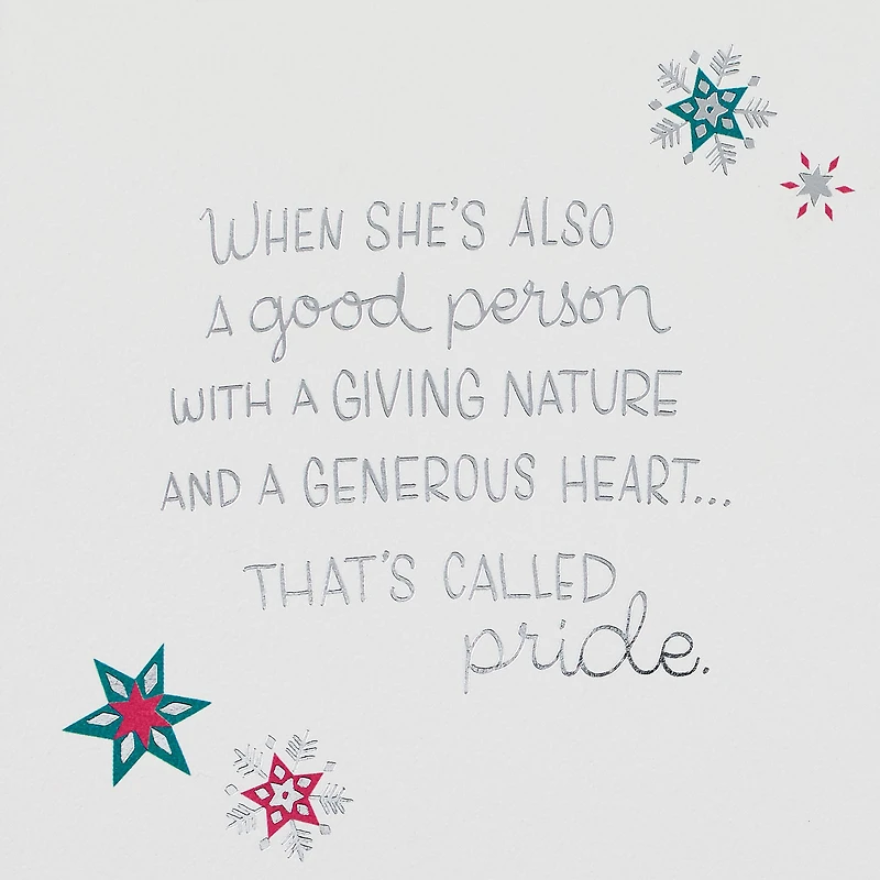 Joy, Pride and Love Christmas Card for Daughter for only USD 6.99 | Hallmark