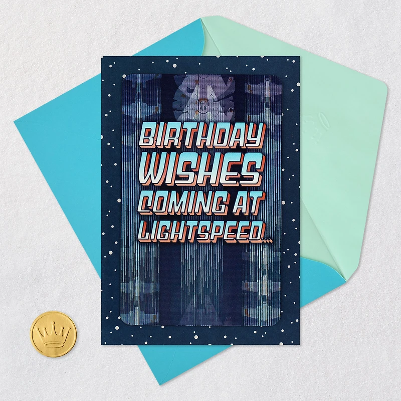 Star Wars™ Coolest Rebel in the Galaxy Lenticular Birthday Card for only USD 7.99 | Hallmark