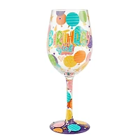 Lolita Birthday Girl Handpainted Wine Glass, 15 oz. for only USD 34.99 | Hallmark