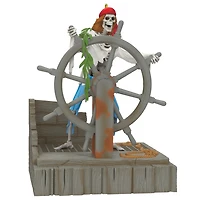 Disney Pirates of the Caribbean Collection Helmsman Skeleton Ornament With Light and Sound for only USD 49.99 | Hallmark