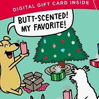 Dog Opening Presents Gift Card Greeting Funny Christmas Card for only USD 4.99 | Hallmark