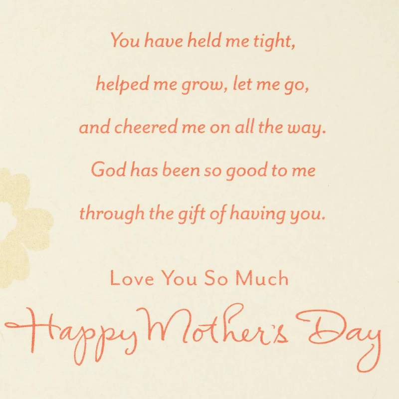 God Gave Me You Religious Mother's Day Card for Mom for only USD 6.59 | Hallmark