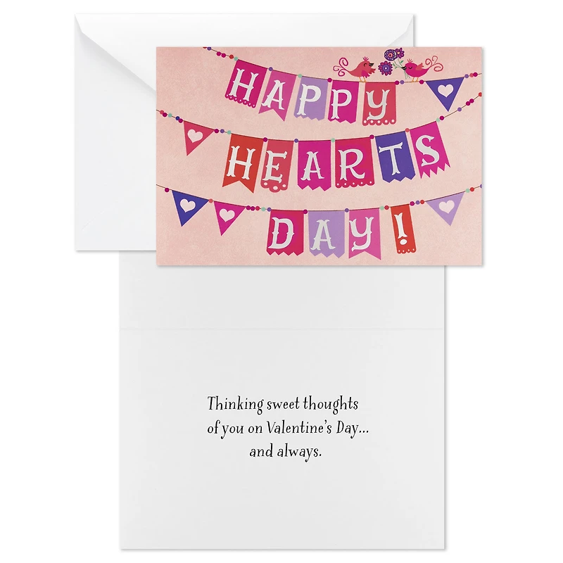 Pink and Purple Banner Valentine's Day Cards, Pack of 8 for only USD 7.99 | Hallmark