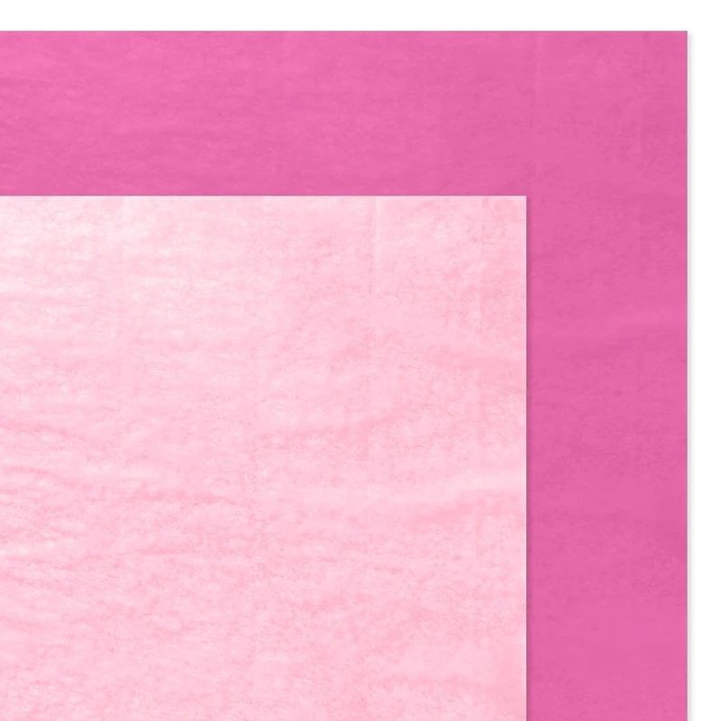 Solid Hot Pink/Medium Pink 2-Pack Tissue Paper, 6 sheets for only USD 1.99 | Hallmark