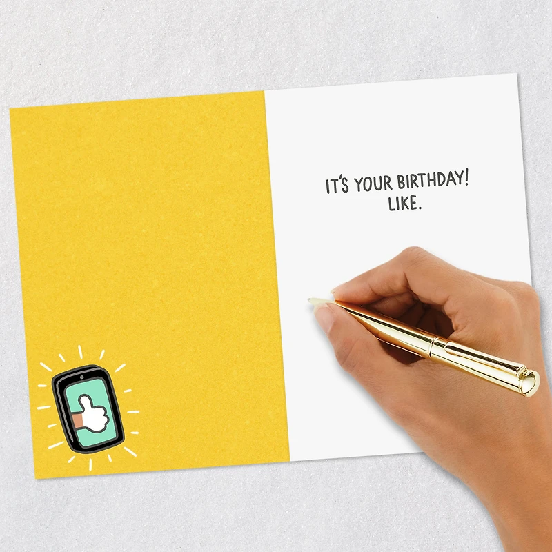 Social Media Likes Funny Birthday Card for only USD 4.49 | Hallmark