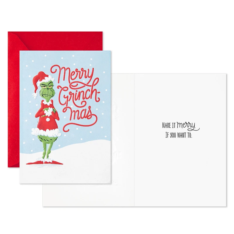 Dr. Seuss's How the Grinch Stole Christmas!™ Merry Grinch-mas Boxed Christmas Cards, Pack of 16 for only USD 15.49 | Hallmark