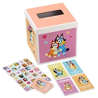 Bluey Time to Party Kids Classroom Valentines Set With Cards, Stickers and Mailbox for only USD 9.99 | Hallmark