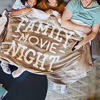 Family Movie Night Oversized Blanket, 60x80 for only USD 54.99 | Hallmark