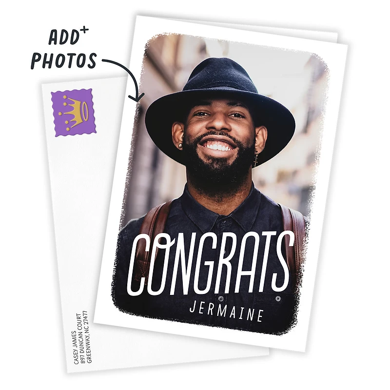 Personalized Full Photo Congratulations Photo Card for only USD 4.99 | Hallmark
