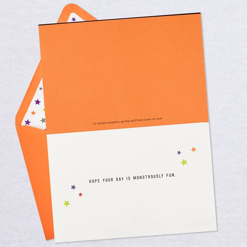 Happy Halloween Card With Felt Finger Puppets for only USD 7.99 | Hallmark