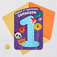 Easy to Love First Birthday Card for Grandson for only USD 3.99 | Hallmark