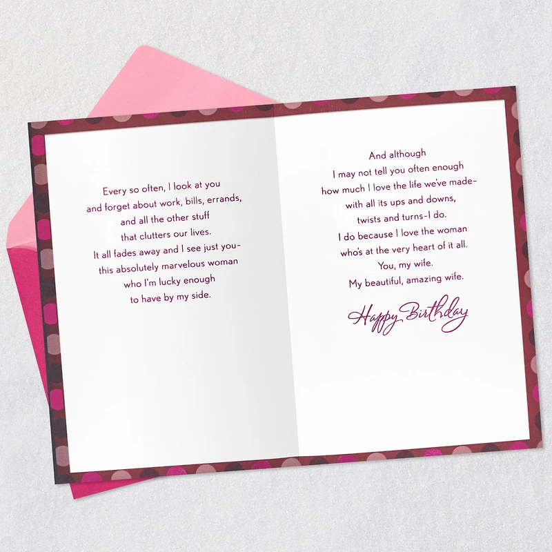 For My Beautiful, Amazing Wife Birthday Card for only USD 5.99 | Hallmark