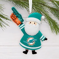 NFL Miami Dolphins Santa Fan Hallmark Ornament for only USD 12.99 | Hallmark