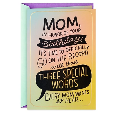 Mom Was Right Certificate Funny Birthday Card for Mom for only USD 5.59 | Hallmark