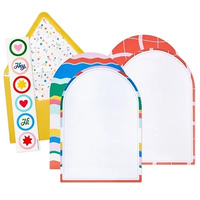 Arched Waves and Frames Stationery Set, 12 Sheets for only USD 8.99 | Hallmark