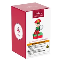 Elf Security Peekbuster Ornament With Motion-Activated Sound and Light for only USD 33.99 | Hallmark