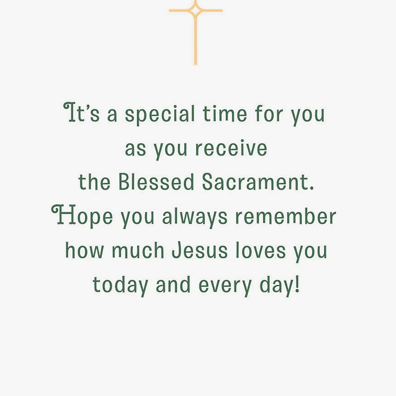 Jesus Loves You First Communion Card for Nephew for only USD 2.99 | Hallmark