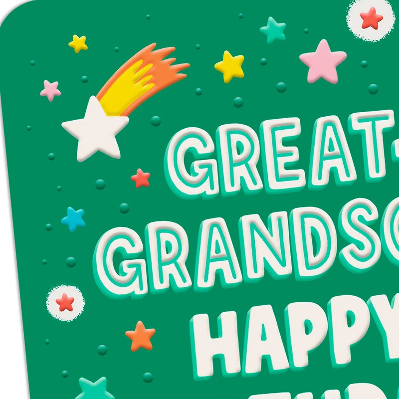 Rocket and Stars Birthday Card for Great-Grandson for only USD 2.99 | Hallmark