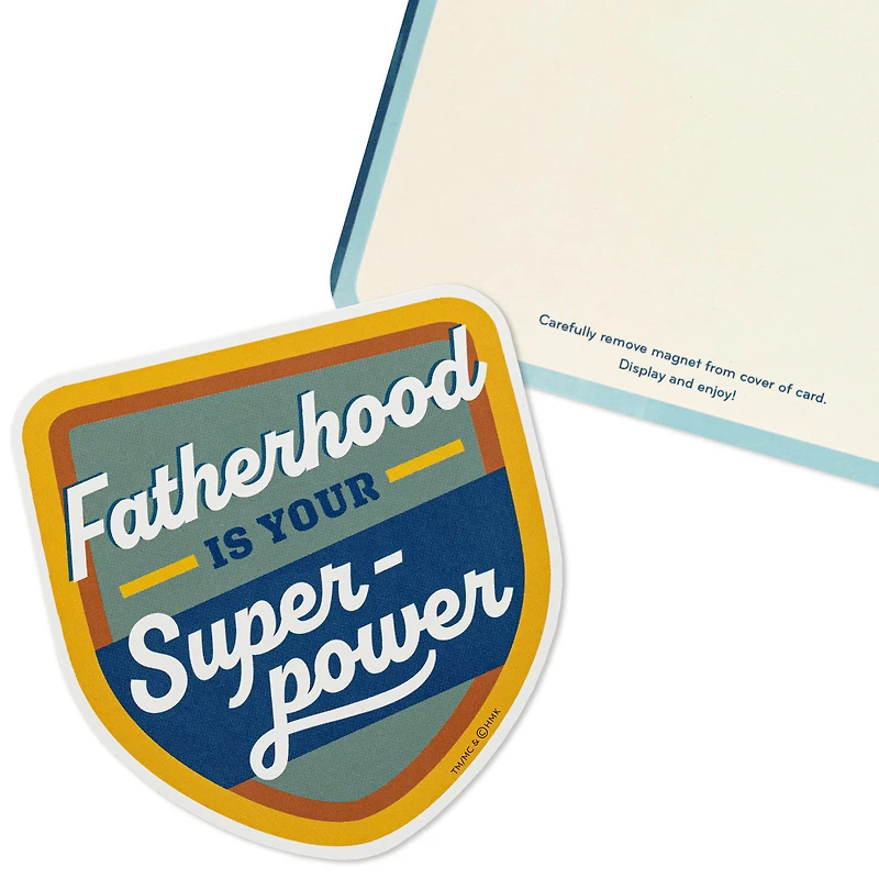 Fatherhood Is Your Superpower Father's Day Card With Magnet for only USD 7.59 | Hallmark