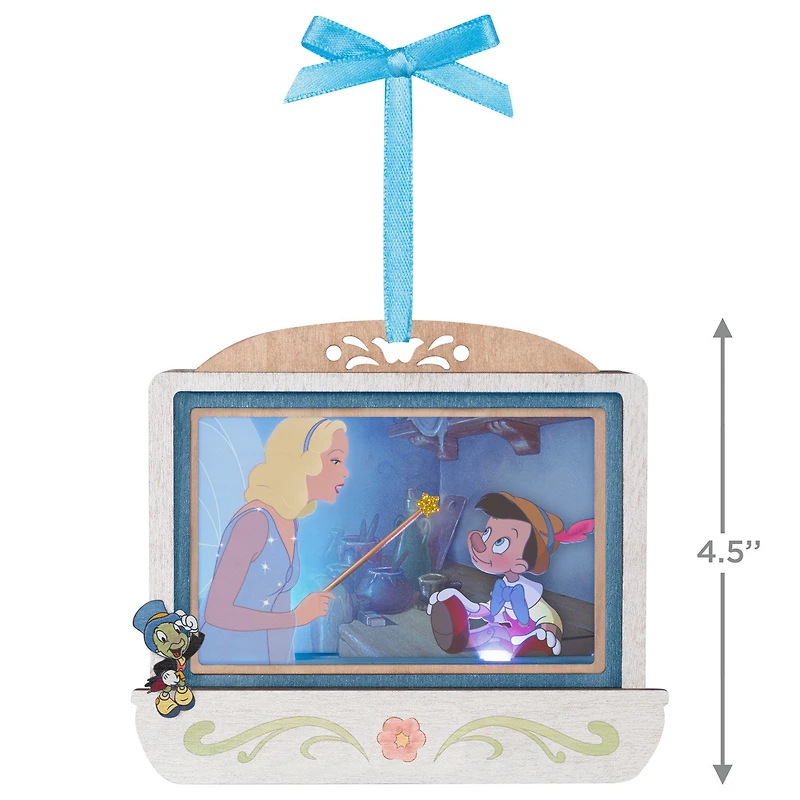 Disney Pinocchio 85th Anniversary Geppetto’s Wish Come True Papercraft Ornament With Light for only USD 27.99 | Hallmark