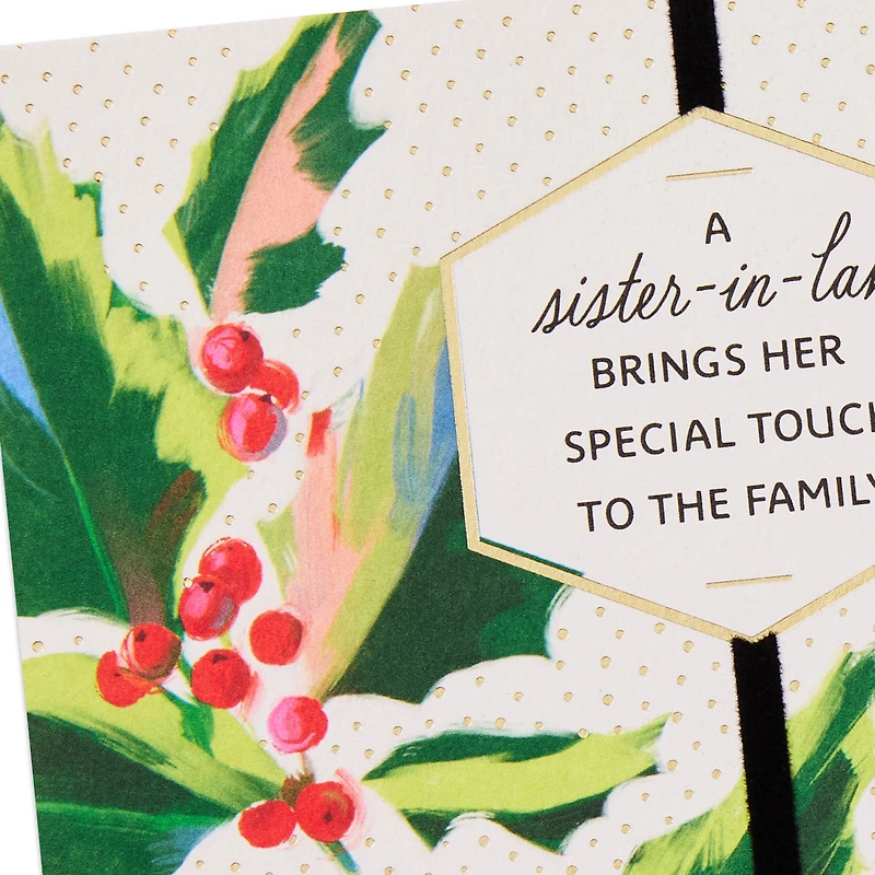 You've Brought So Much to Our Family Christmas Card for Sister-in-Law for only USD 4.99 | Hallmark