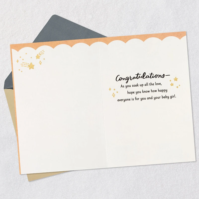 A Star So Bright New Baby Girl Card for only USD 4.99 | Hallmark
