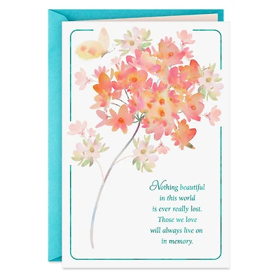Your Loved One Will Always Live On in Memory Sympathy Card for only USD 0.99 | Hallmark