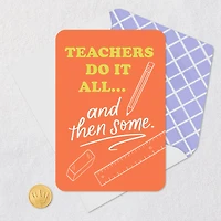 Teachers Do It All Thank You Card for only USD 2.99 | Hallmark