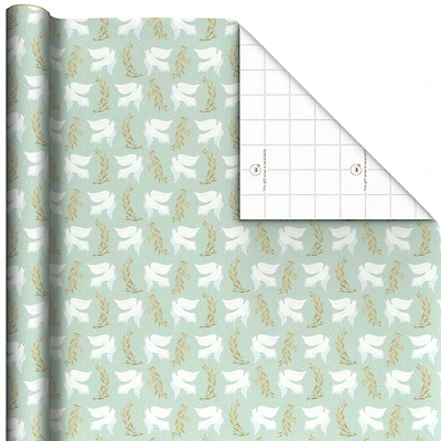Doves in Flight Christmas Wrapping Paper Roll, 22.5 sq. ft. for only USD 4.99 | Hallmark