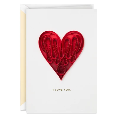 You Have My Heart Quilled Paper Handmade Love Card for only USD 13.59 | Hallmark