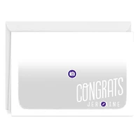White Frame Horizontal Custom Congratulations Card for only USD 4.99 | Hallmark