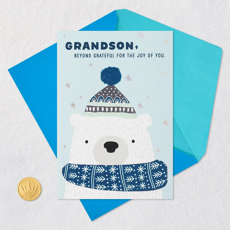 Watched You Grow Christmas Card for Grandson for only USD 3.99 | Hallmark