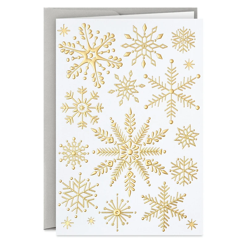 Gold Snowflakes Packaged Christmas Cards, Set of 5 for only USD 5.00 | Hallmark