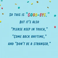 Balloon Banner Goodbye Card for only USD 3.79 | Hallmark