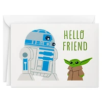 Star Wars: The Mandalorian™ R2-D2™ and Grogu™ Blank Notes, Pack of 10 for only USD 10.49 | Hallmark