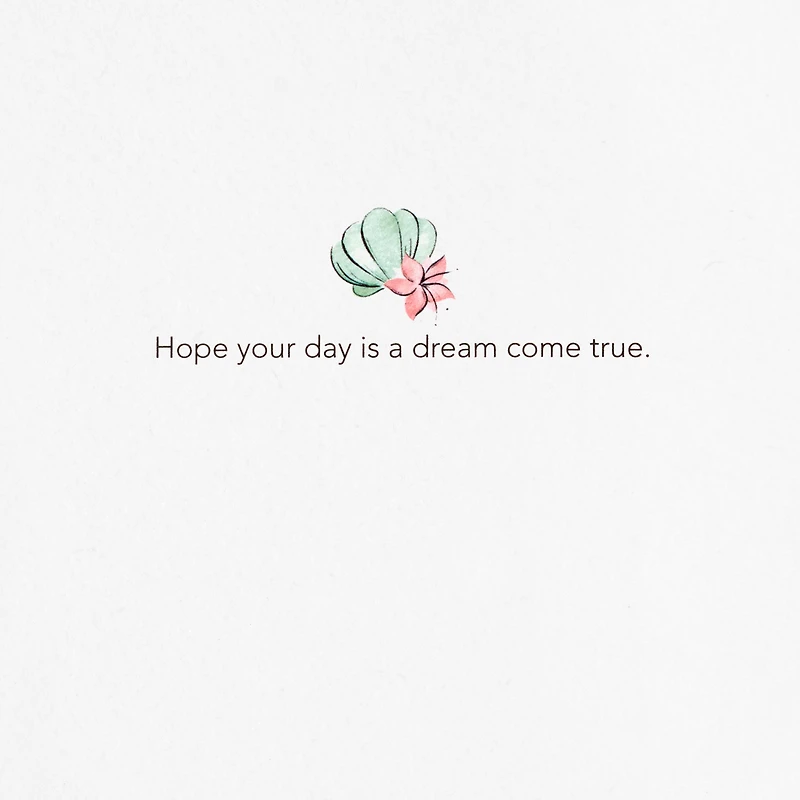 Disney The Little Mermaid A Dream Come True Quilled Paper Handmade Card for only USD 13.59 | Hallmark