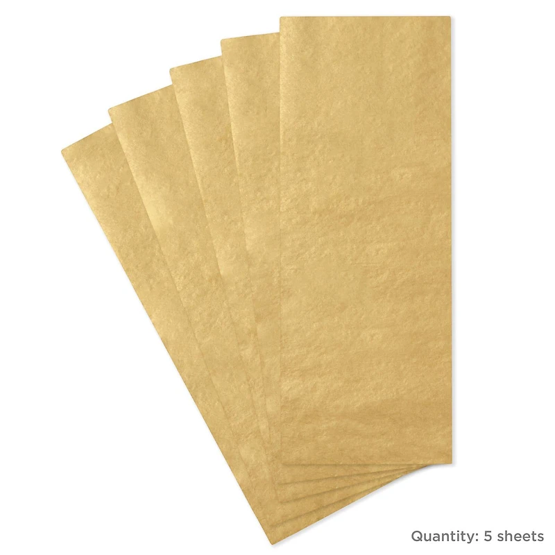 Gold Tissue Paper, 5 sheets for only USD 1.99 | Hallmark
