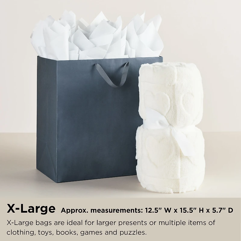 15" Winter Botanicals on Light Sage Extra-Deep Holiday Gift Bag for only USD 5.99 | Hallmark