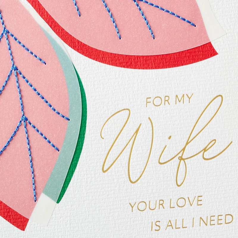 Your Love Is All I Need Christmas Card for Wife for only USD 9.59 | Hallmark