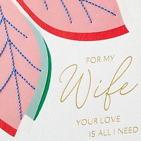Your Love Is All I Need Christmas Card for Wife for only USD 9.59 | Hallmark